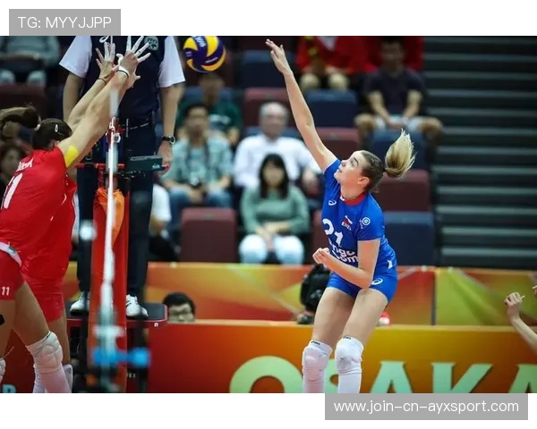 俄罗斯女排重扣直冲死角：力量与角度的极限解读